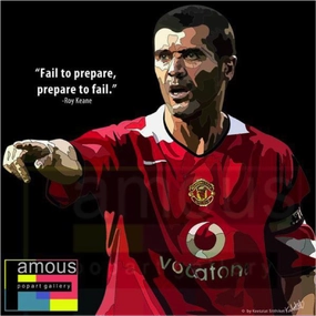 Pop Art Wall Decoration Drawing (Roy Keane)modern abstract painting decor