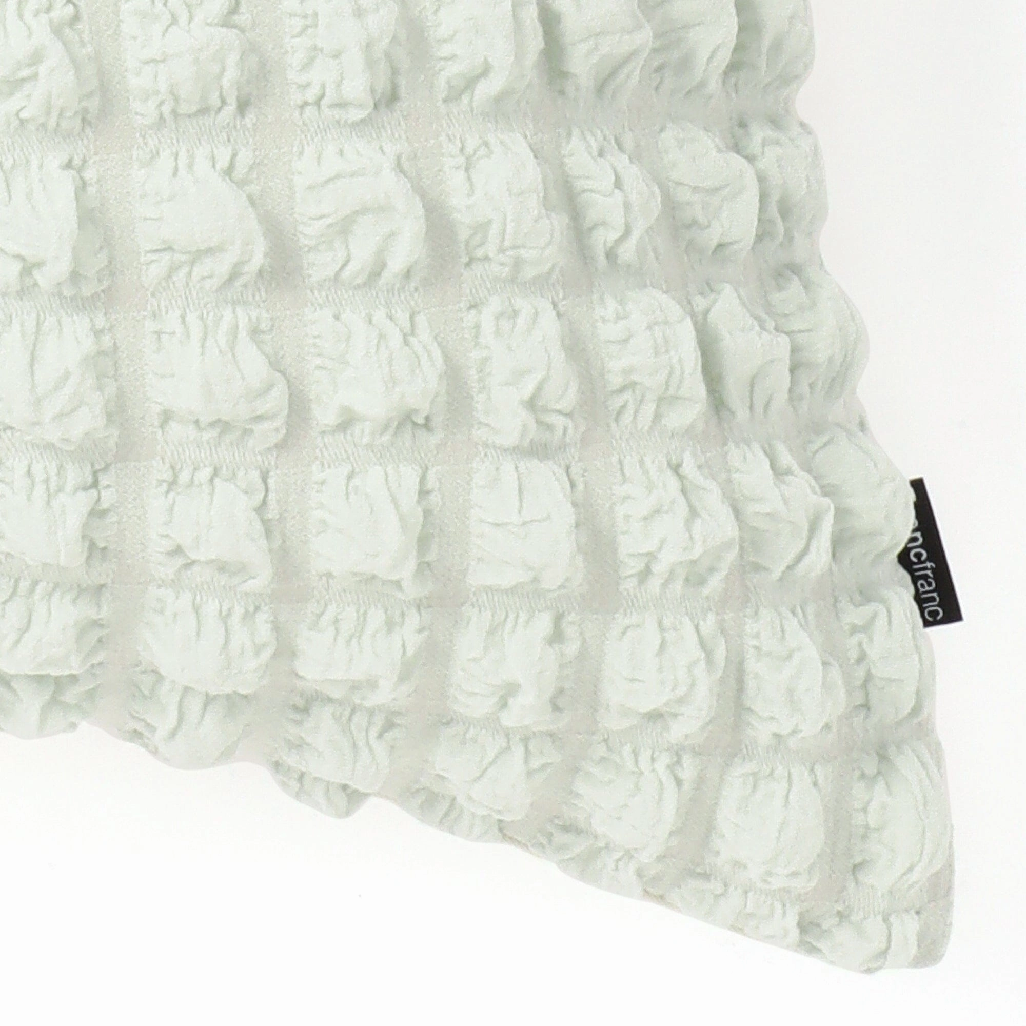 Popcorn Waffle Cushion Cover 450 X 450 Light Green