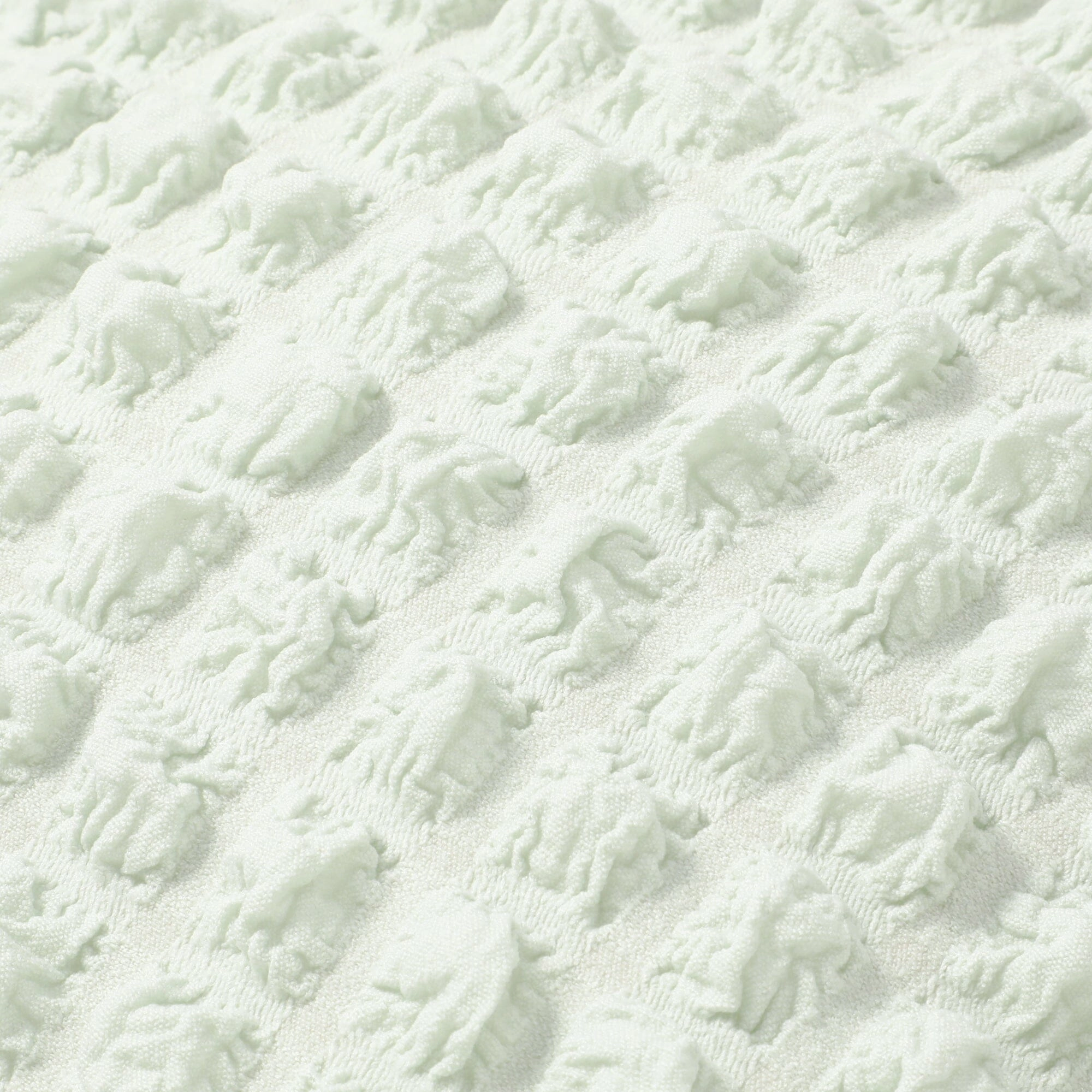 Popcorn Waffle Cushion Cover 450 X 450 Light Green