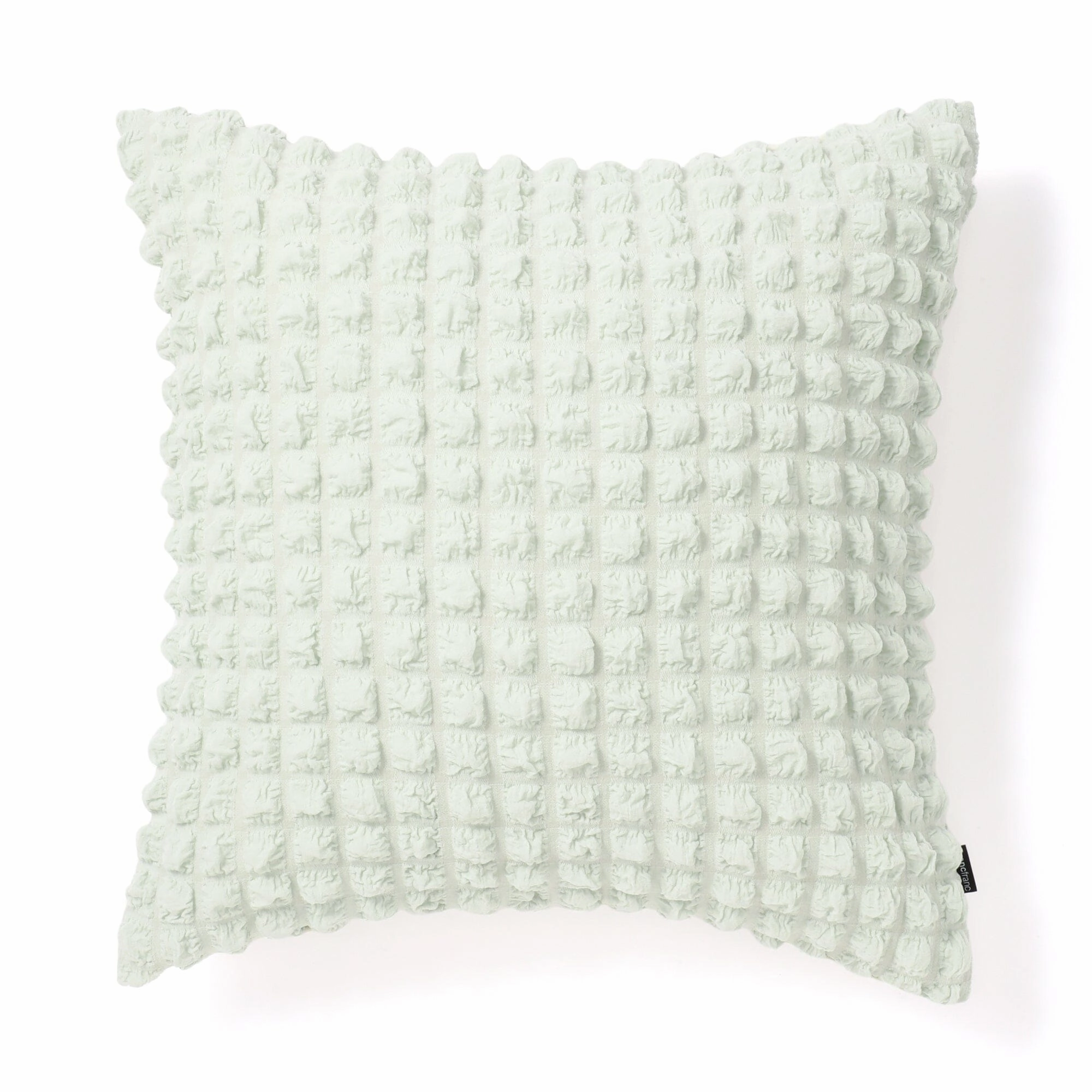 Popcorn Waffle Cushion Cover 450 X 450 Light Greenbedding sets ,throw blankets 