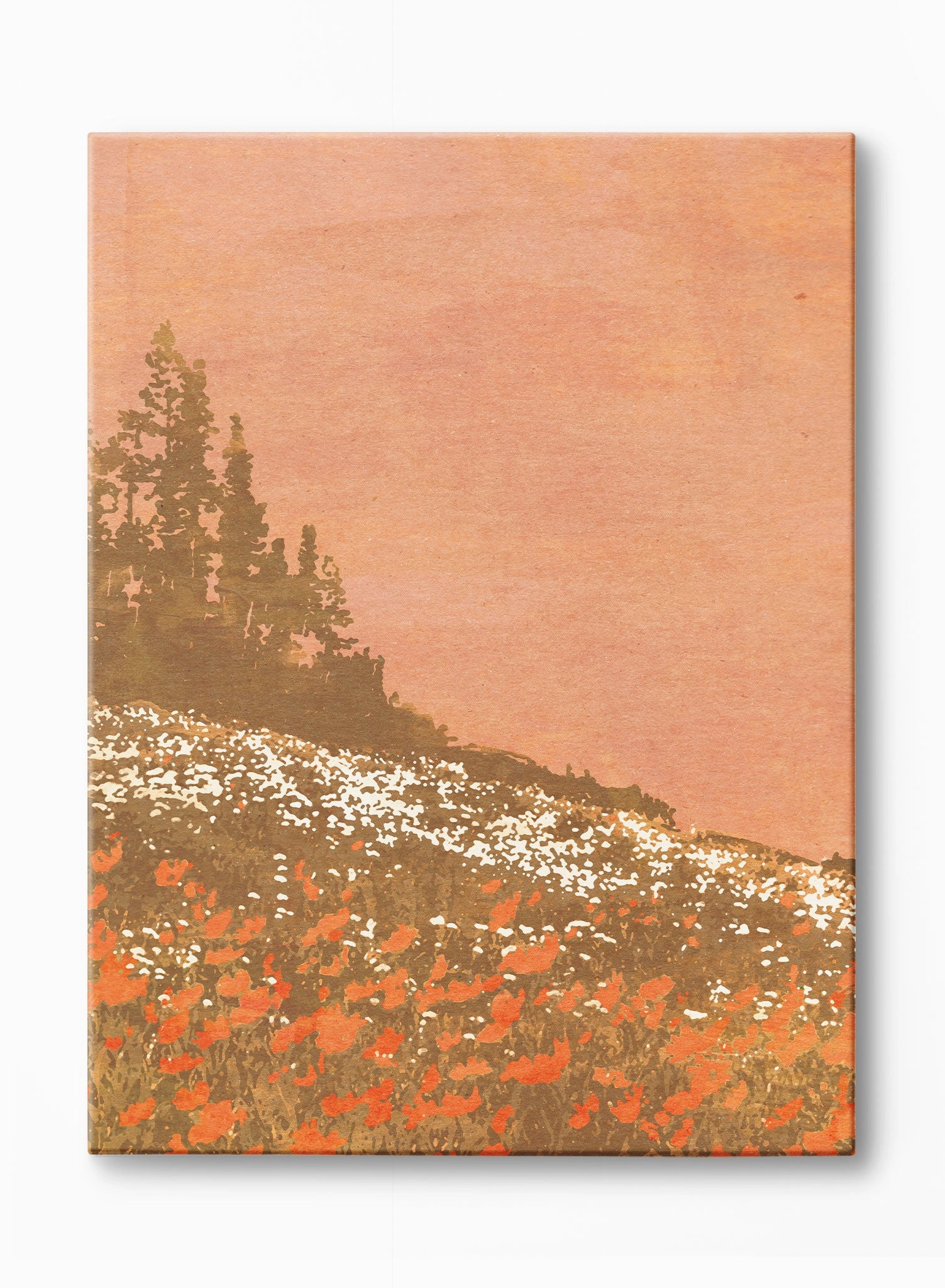 Poppy Hill, Canvasindoor decorative canvas print