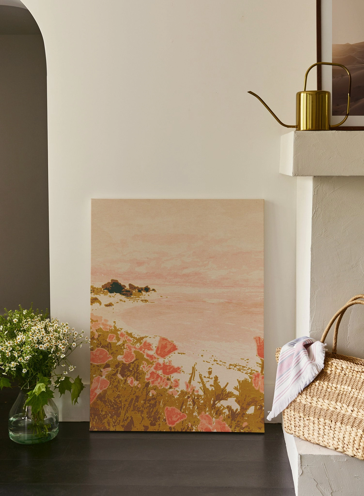 Poppy Perch, Canvas