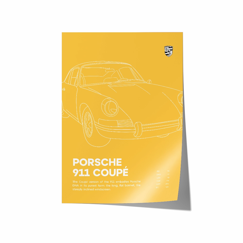 Porsche 911 Coupe Yellow