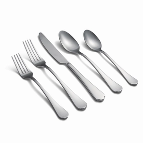 Portsmouth Satin 20 Piece Flatware Seteco-friendly bamboo fiber tableware set 