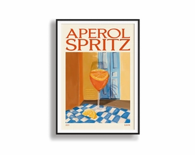 Poster Hub - Aperol Art Framednordic style wall decor