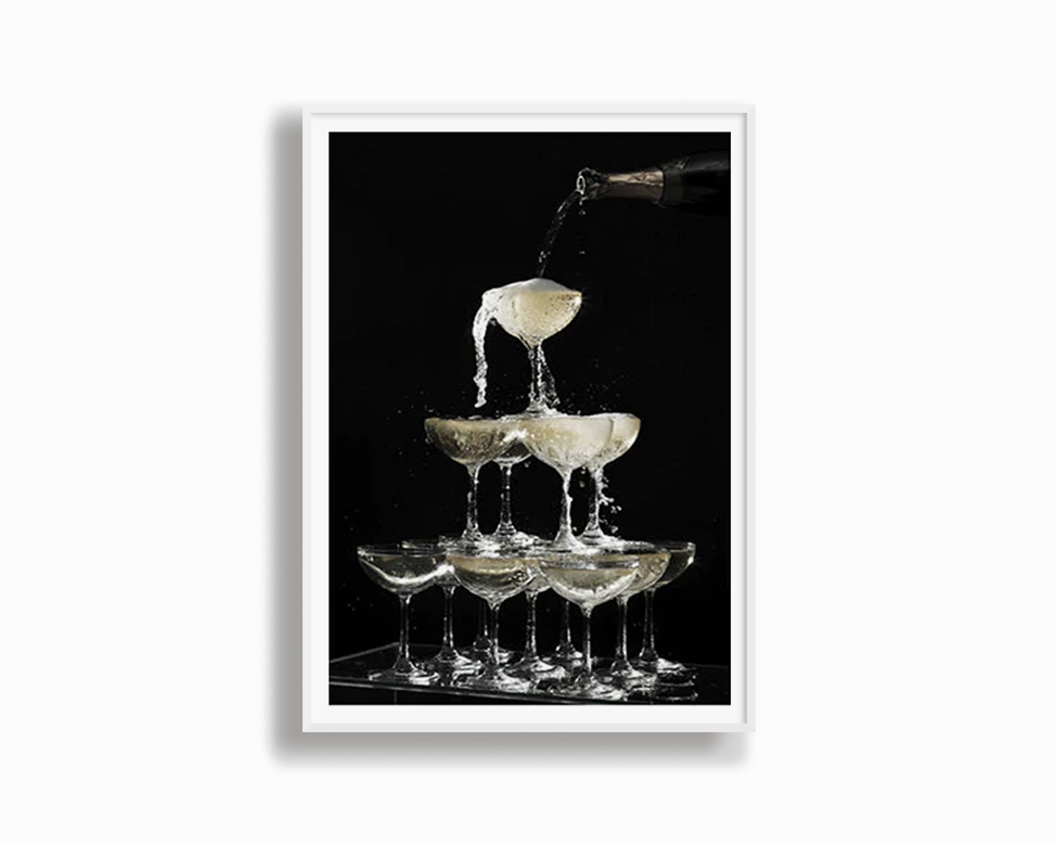 Poster Hub - Black Champagne Mountain