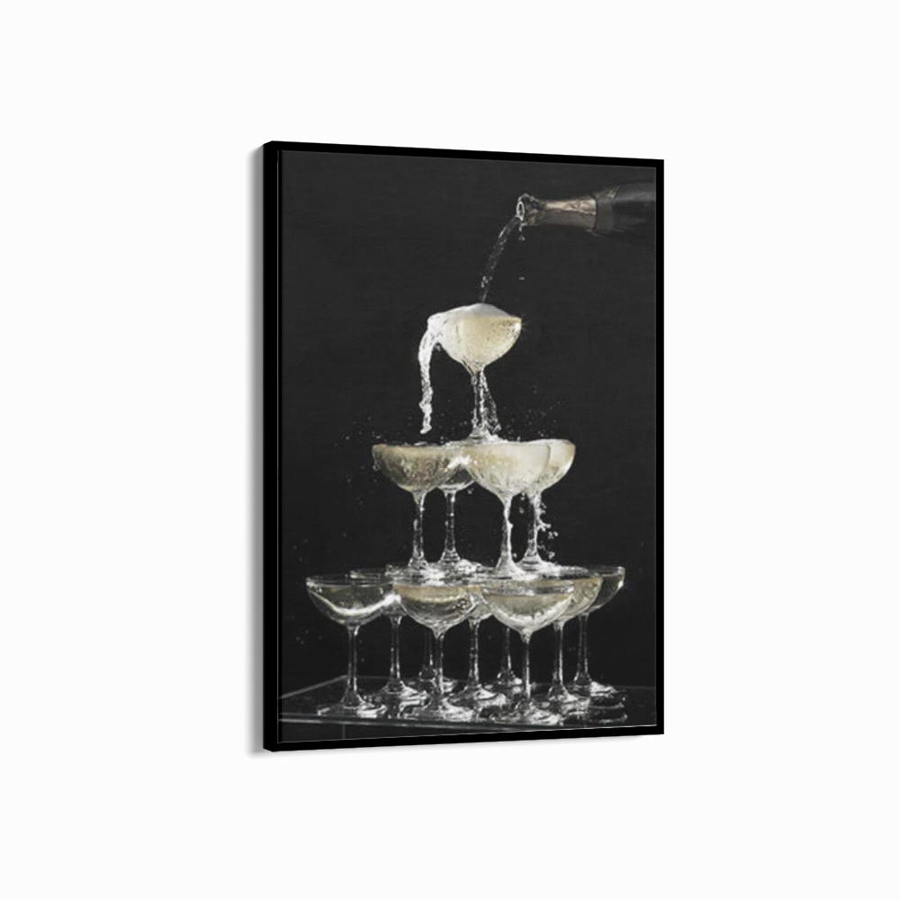 Poster Hub - Black Champagne Mountain