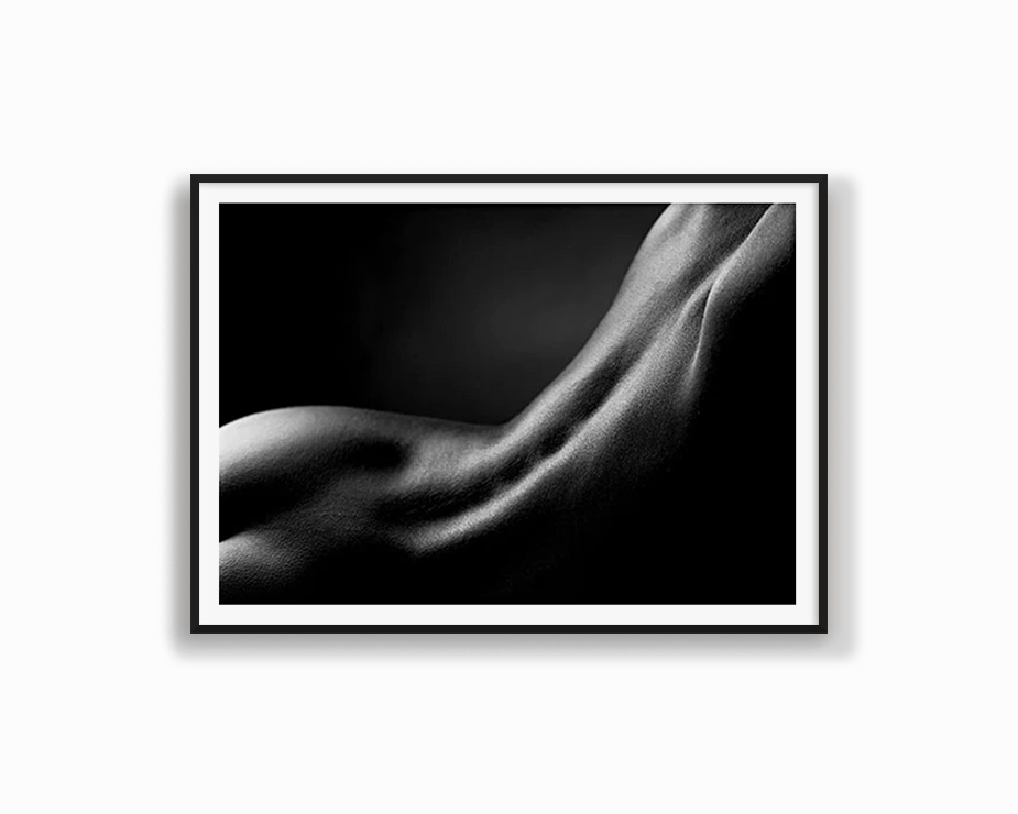 Poster Hub - Body Shadow Art Framednordic style wall decor