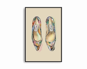 Poster Hub - Cinderella Shoesnordic style wall decor