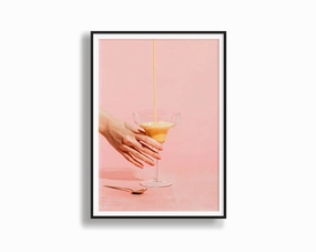 Poster Hub - Curcuma Latte Art Framednordic style wall decor