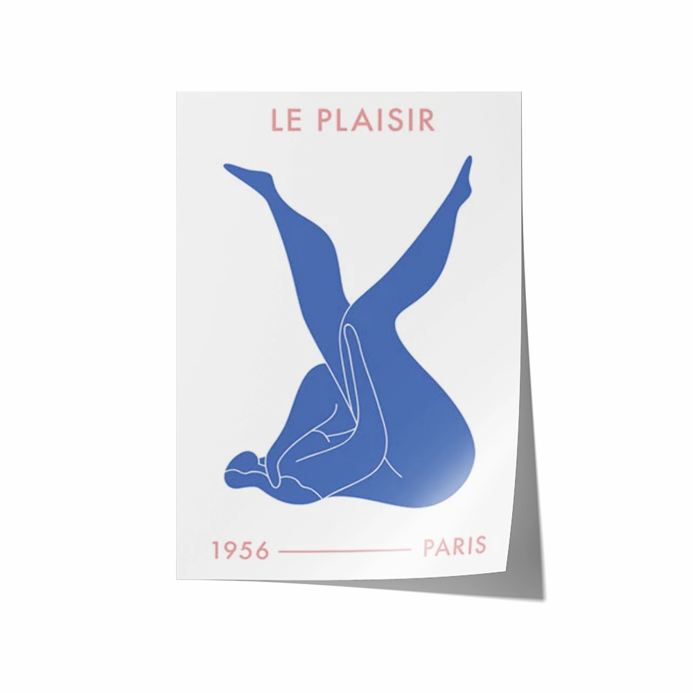 Poster Hub - La Plaisir Art Framed