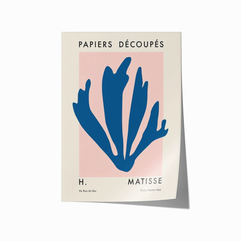 Poster Hub - Matisse Cutout Blue
