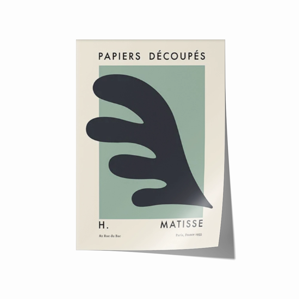 Poster Hub - Matisse Cutout Green
