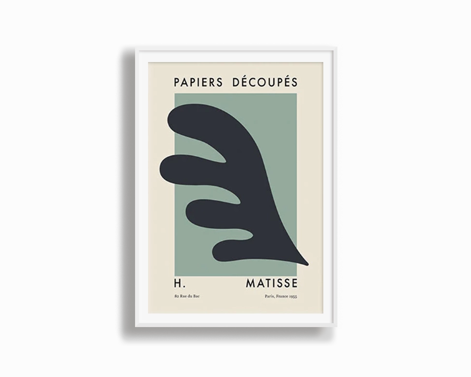 Poster Hub - Matisse Cutout Green