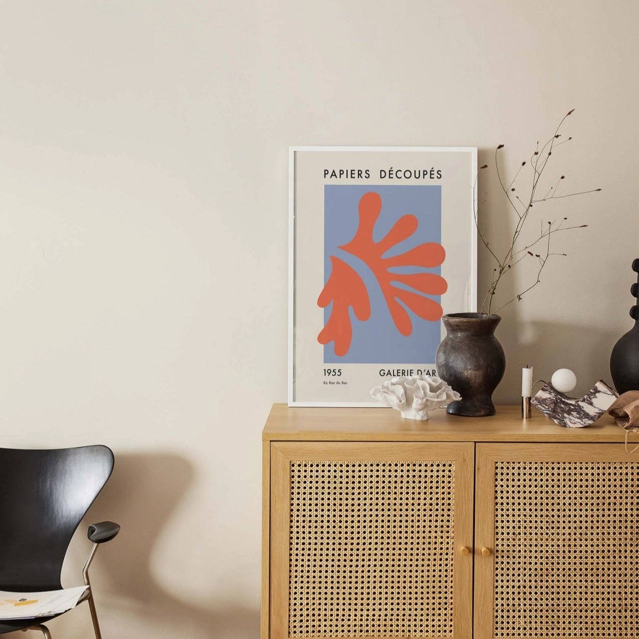 Poster Hub - Matisse Cutout Orange
