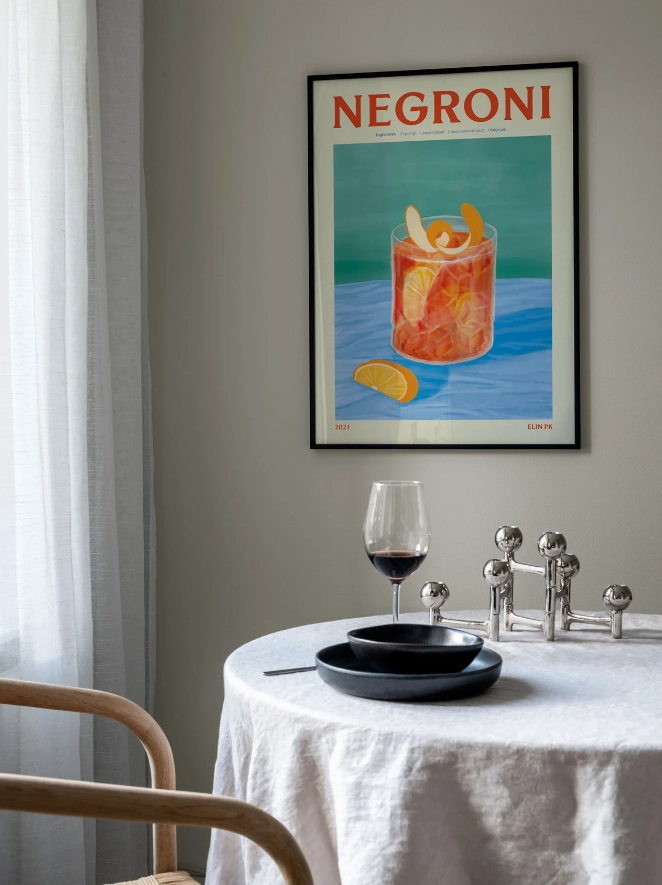 Poster Hub - Negroni Drink