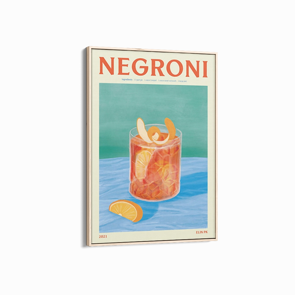 Poster Hub - Negroni Drink