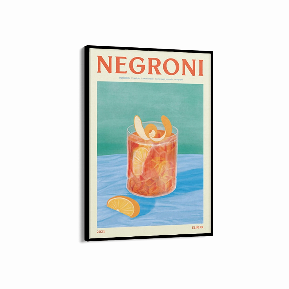 Poster Hub - Negroni Drink