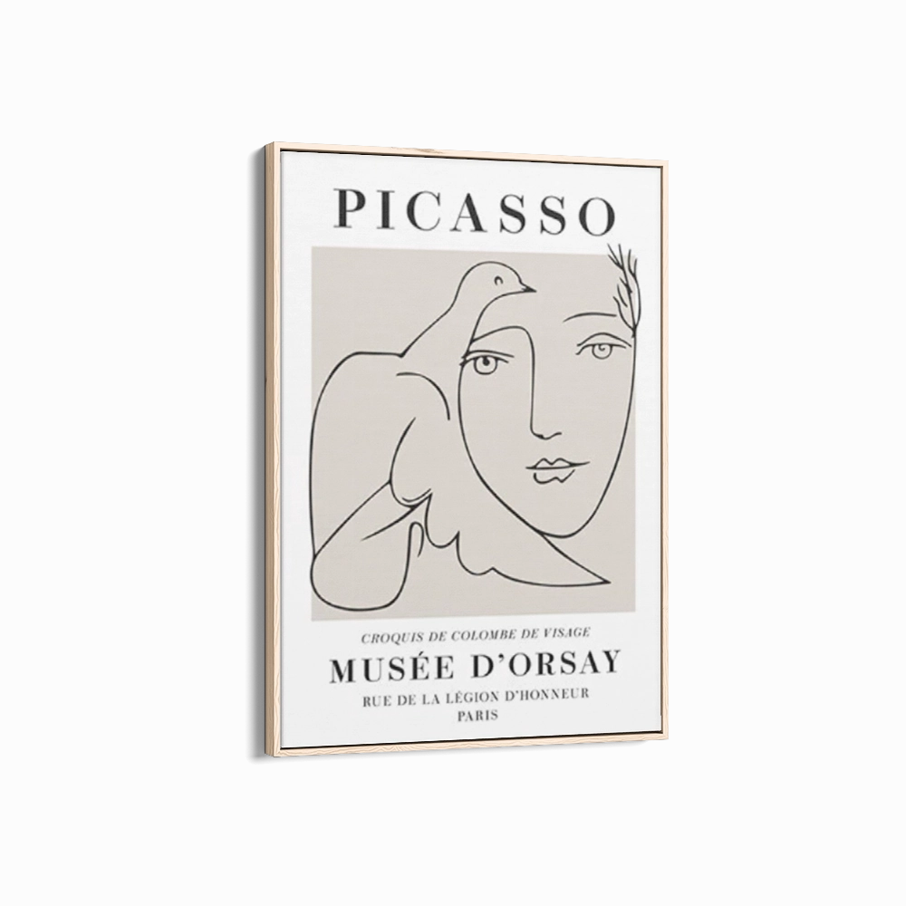 Poster Hub - Picasso Croquis Art Framed
