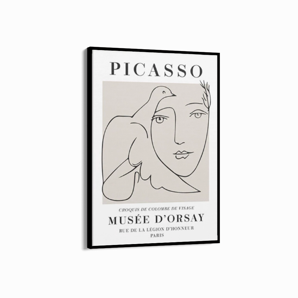 Poster Hub - Picasso Croquis Art Framed