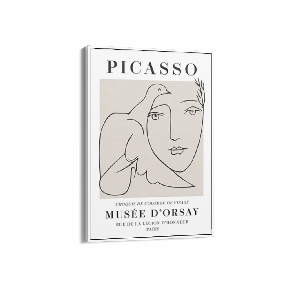 Poster Hub - Picasso Croquis Art Framed