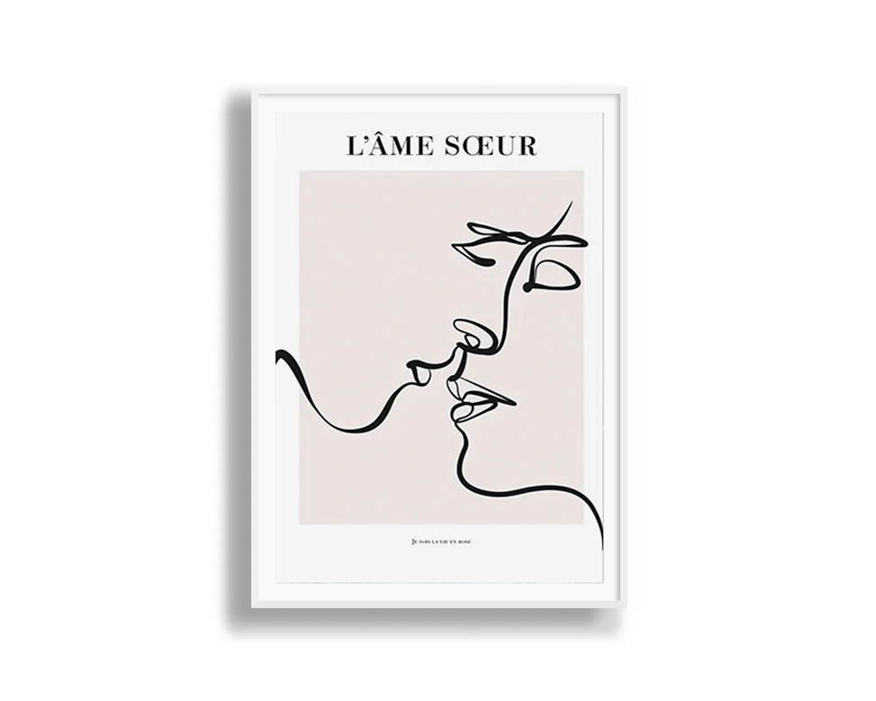 Poster Hub - Soulmate Art Framed