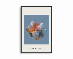 Poster Hub - The Coralmodern abstract painting decor
