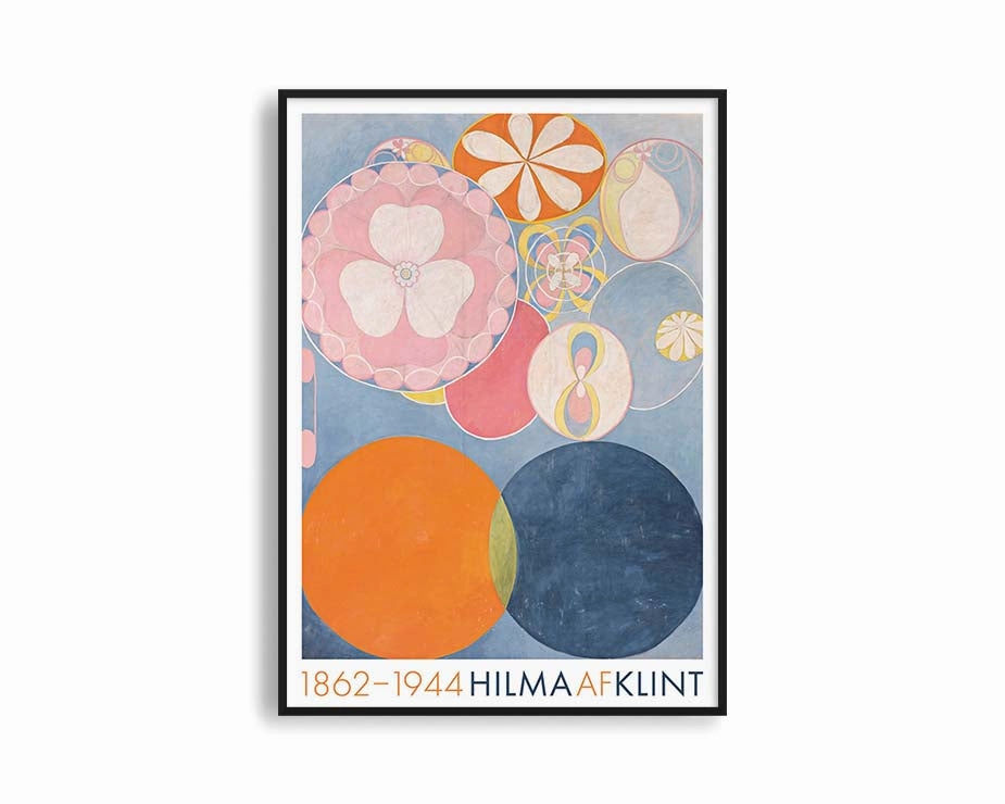 Poster Hub - The Ten Largest, No.2 by Hilma af Klint Postermodern abstract painting decor