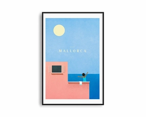Poster Hub - Visit Mallorcamodern abstract painting decor