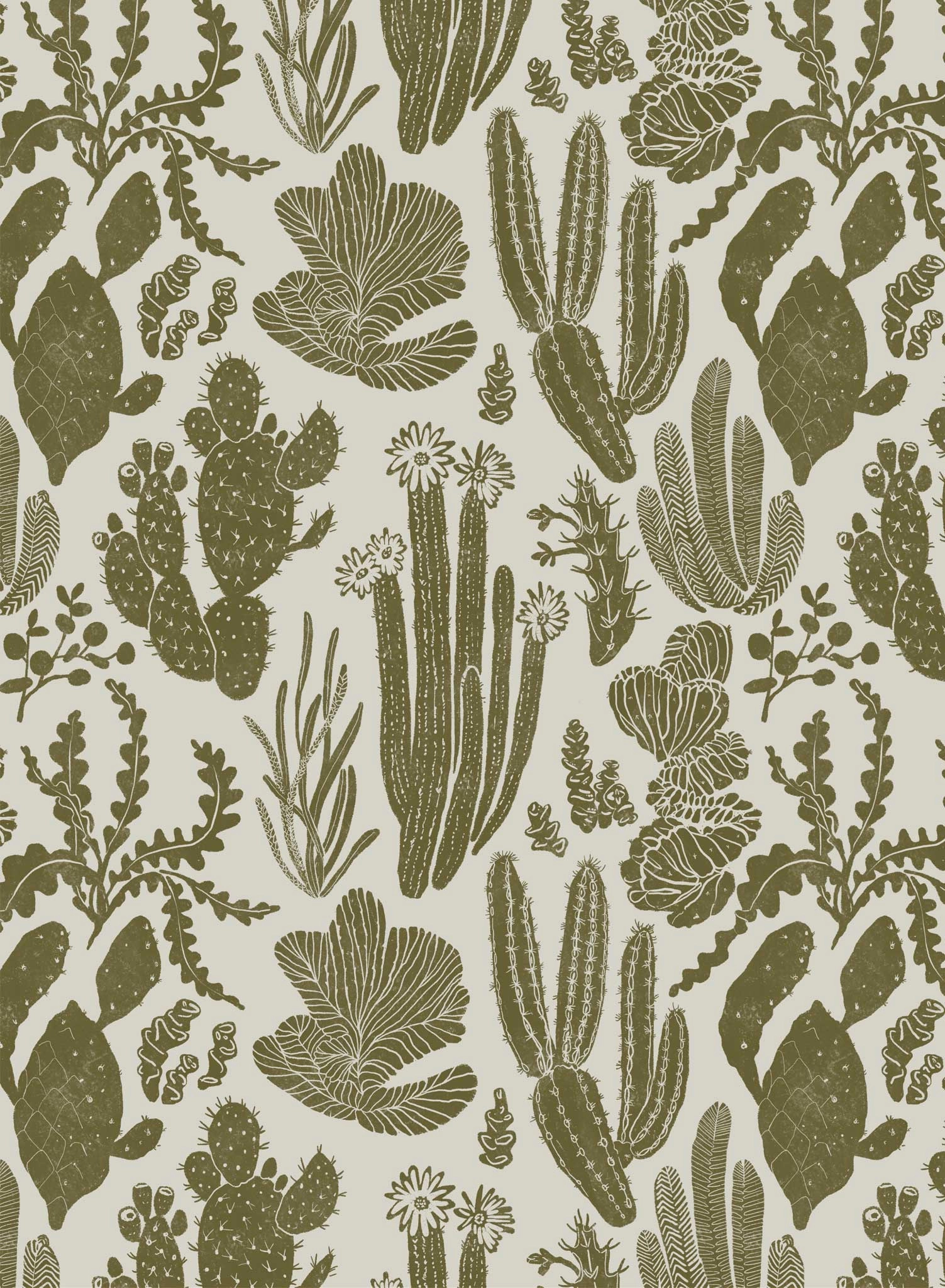 Prickly Situation, Wallpapernordic minimalist wallpaper