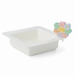 Profile Poppers Square Bowl & Heart Candy Setmodern kitchen decor ,kitchen dinner set ,dinnerware 