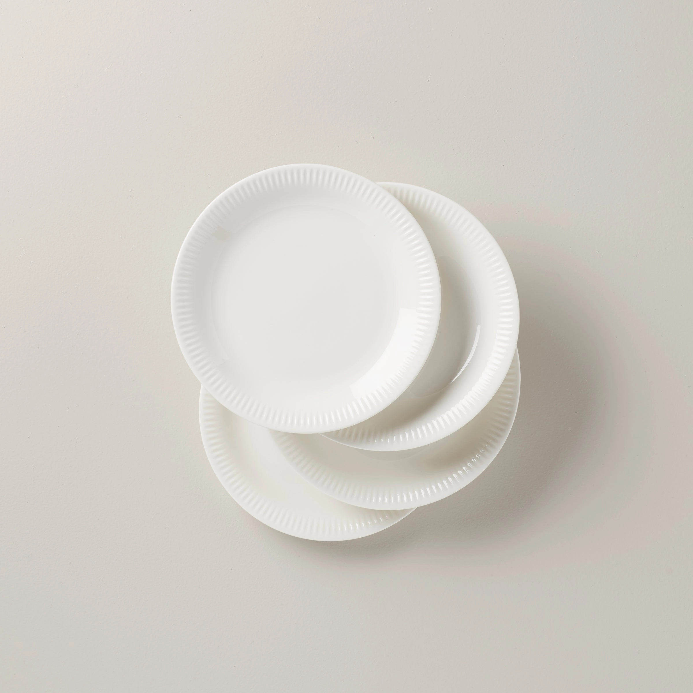 Profile White Accent Plates - Set of 4modern kitchen decor ,kitchen dinner set ,dinnerware 