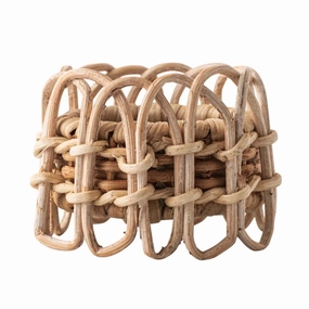 Provence Rattan Napkin Ringnordic style desktop ornaments