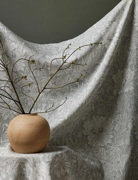 Pure Honeysuckle and Tulip Linen Blend Fabric by Morris & Co.home decor ,wall decor 