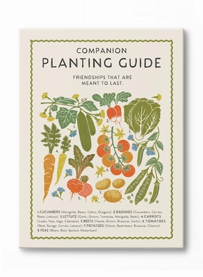Purposeful Planting Guide, Canvasindoor decorative canvas print