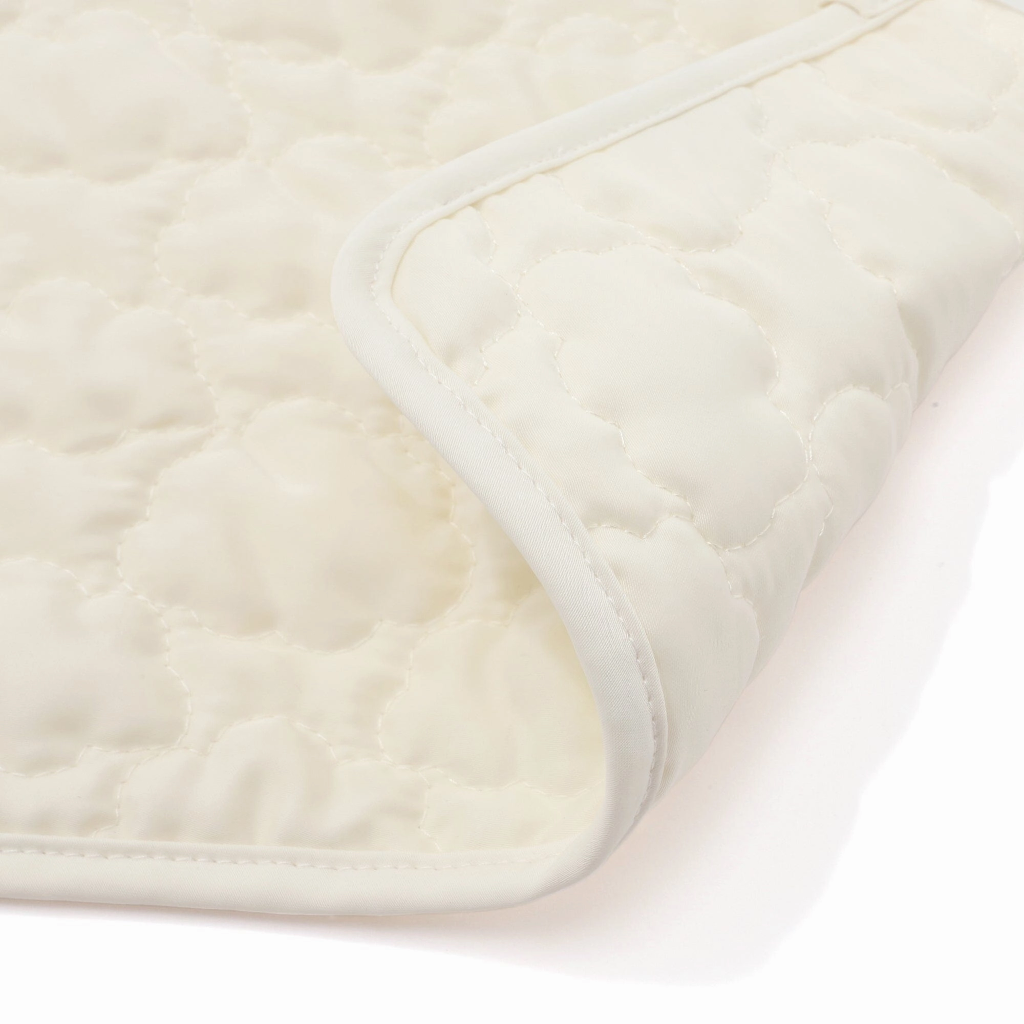 Quilted Mini Lunch Mat Cloud White