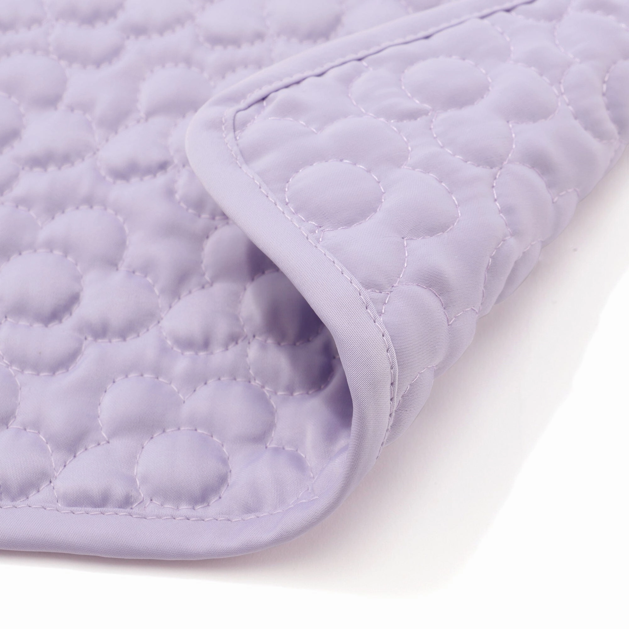 Quilted Mini Lunch Mat Flower Purple