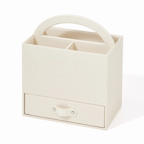 Quilting Desk Organizer Medium Ivoryhome decor ,wall decor 