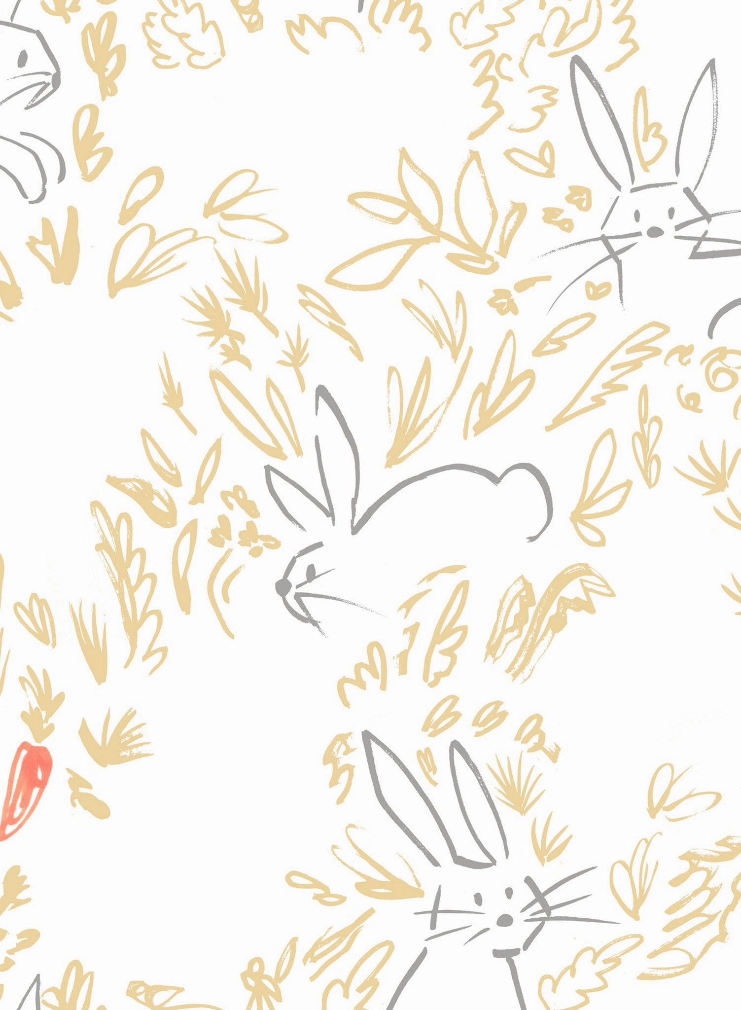 Rabbit Lunch, Wallpapernordic minimalist wallpaper