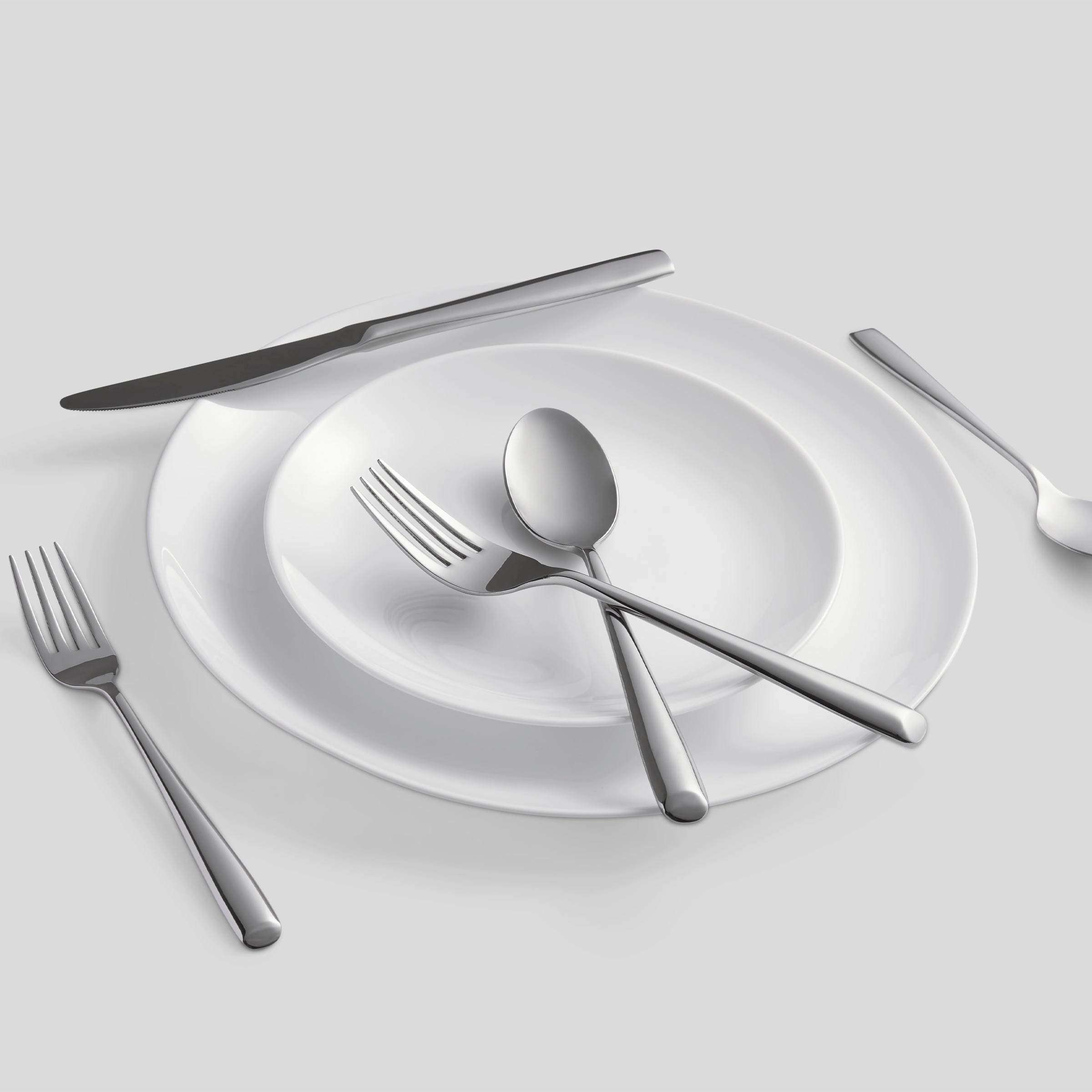 Rachel Mirror 20 Piece Flatware Set
