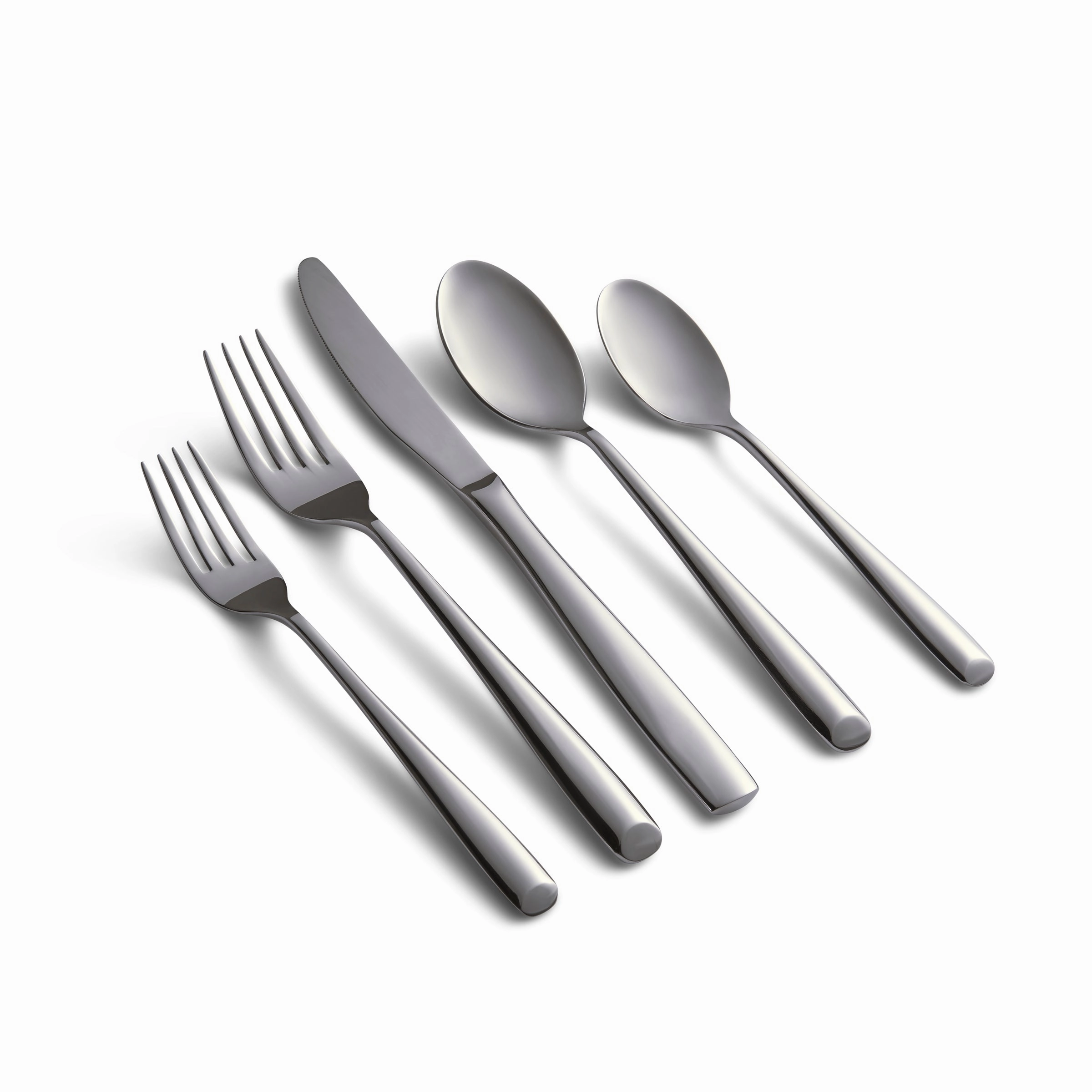 Rachel Mirror 20 Piece Flatware Seteco-friendly bamboo fiber tableware set 