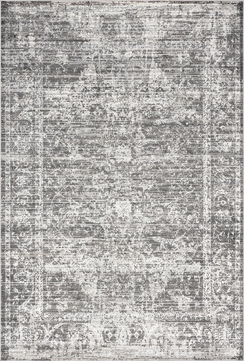 Raina Charcoal Grey And Ivory Traditional Distressed Rugmodern color block patchwork rug
