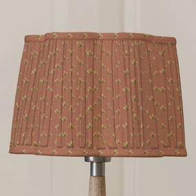 Raja Pleated Scalloped Lamp Shade Terracottamodern home decor ,home decor for bedroom 