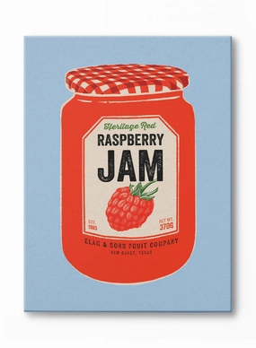 Raspberry Jam Jar, Canvasindoor decorative canvas print