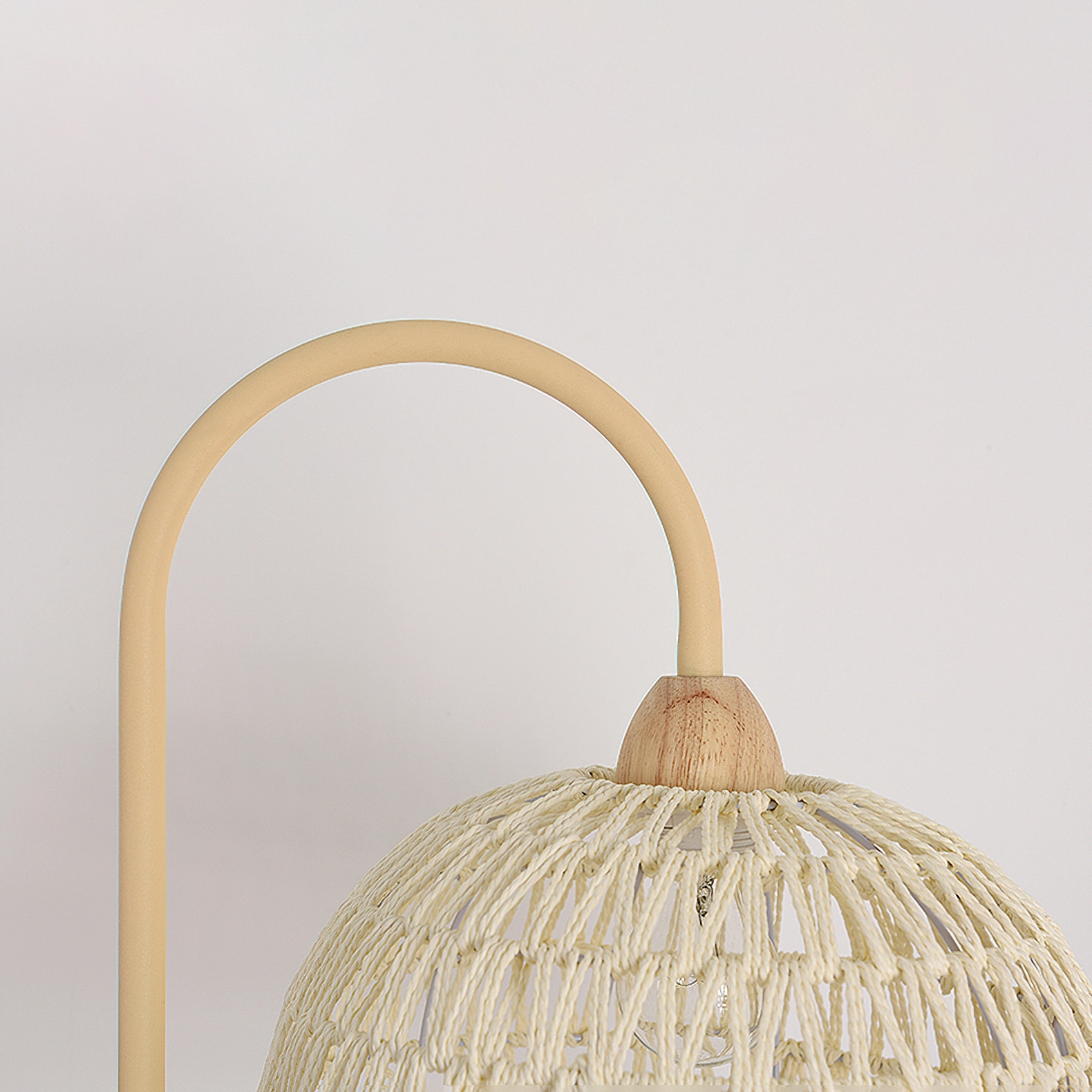 Rattan Arch Floor Lamp