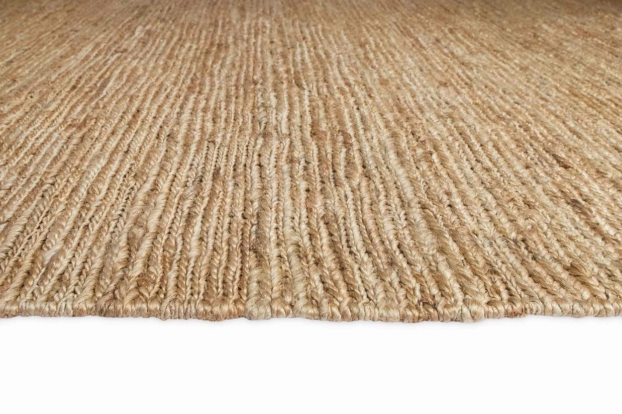 Raven Natural Tan Braided Jute Rug *NO RETURNS UNLESS FAULTY
