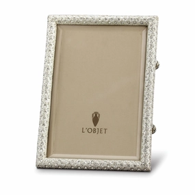 Rectangular Pave Frame 8 x 10 - Platinumdecorative photo frame ,personalized photo frame 