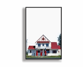 Red House Portraitmodern abstract painting decor