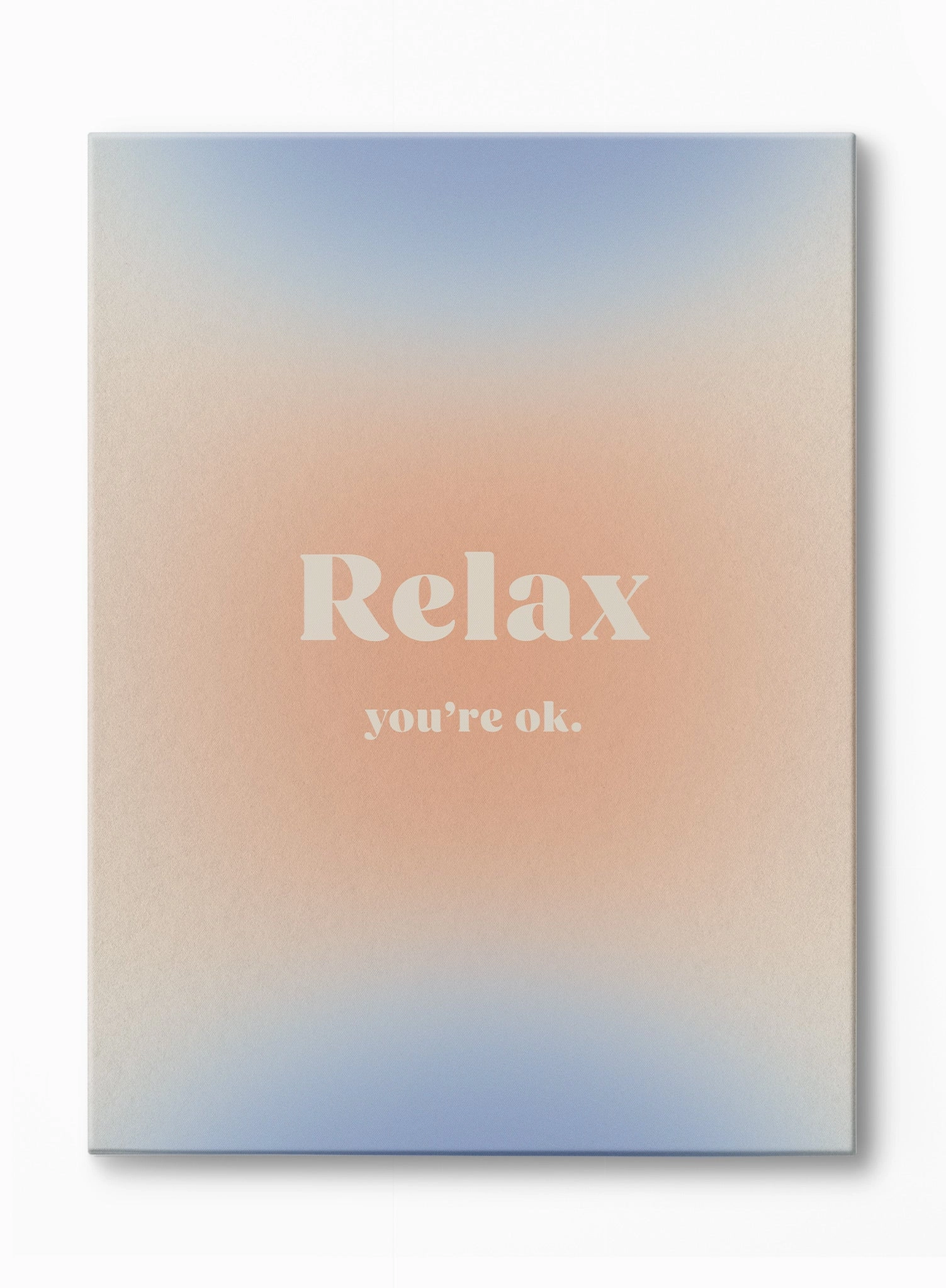 Relax, Canvasindoor decorative canvas print