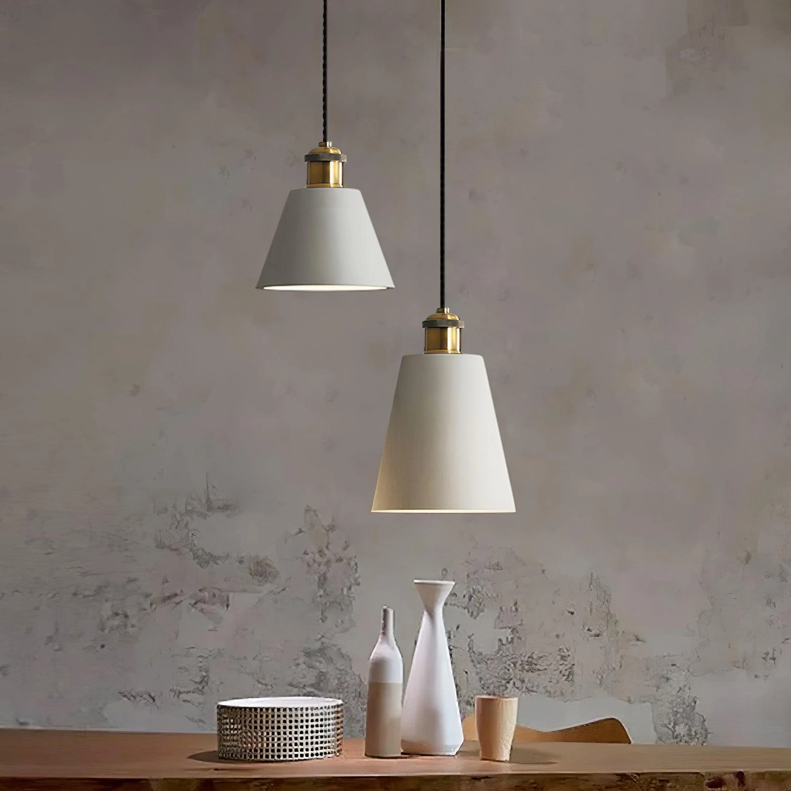 Resin Geometric Pendant Lamp
